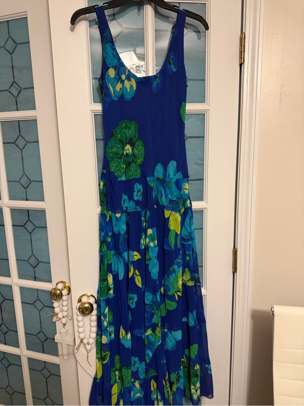 new directions Blue Floral Maxi Dress - Picture 3 of 4